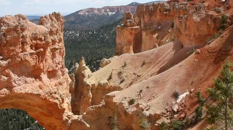 Bryce's Canyon spectacular view Stock Footage 10923045