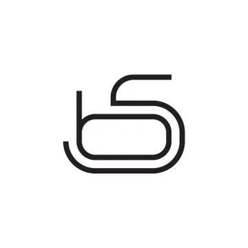 Bs initial letter vector logo icon Stock Illustration