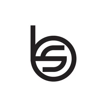 Bs initial letter vector logo icon Stock Illustration
