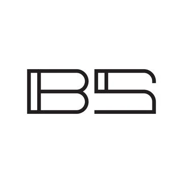 Bs initial letter vector logo icon Stock Illustration