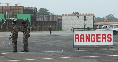 BSF Guards Stock Footage 317538936