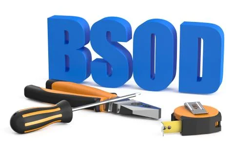 BsOD service concept イラスト素材