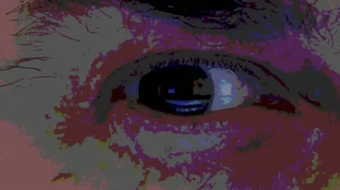 BSP-0008 ANIMATED EYE Stock Footage 10829513