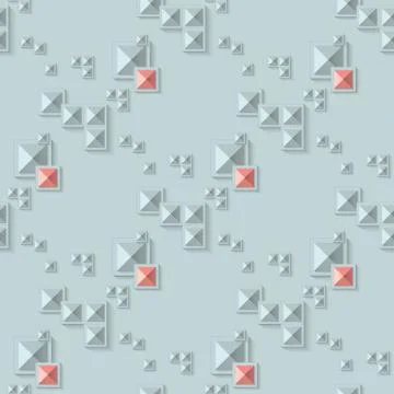 Bstract 3d illusion pattern Stock Illustration