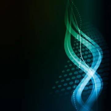 Abstract background - bands Stock Illustration