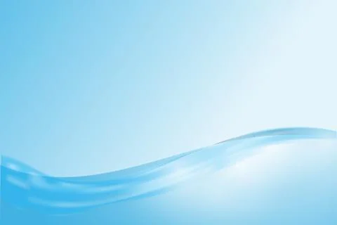 Bstract, Blue Water Wave Aurface Background for your design. Stock Illustration