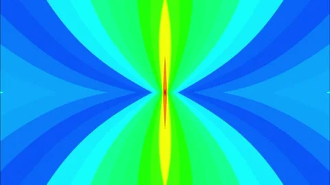 Bstract circular stripes replace color spectrum neon light animation. futuristic Stock Footage 334691967