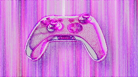 Bstract Game Controllers Stock-Footage 193737497