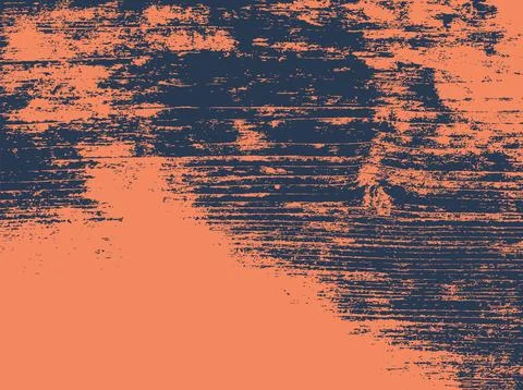 Bstract orange dark blue old rough wooden surface retro design. Stock Illustration
