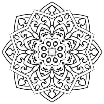 ?bstract ornamental mandala. Stock Illustration