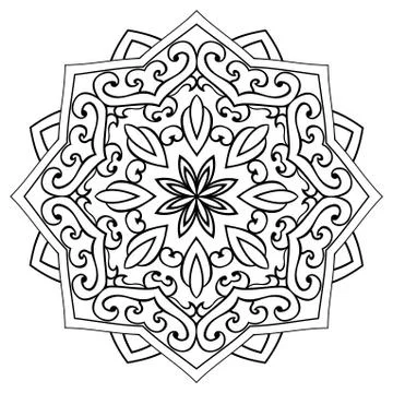 ?bstract ornamental mandala. Stock Illustration