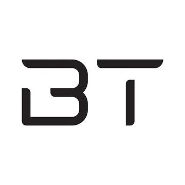 Bt initial letter vector logo icon Stock-Illustration