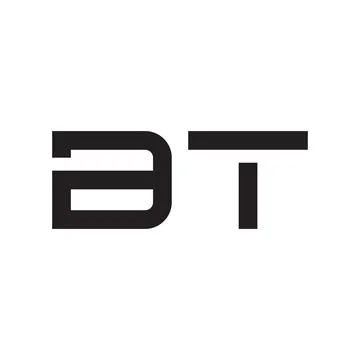 Bt initial letter vector logo icon Illustrazione stock