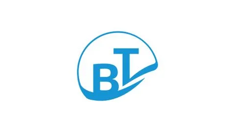 BT Logo in blue Stock-Illustration
