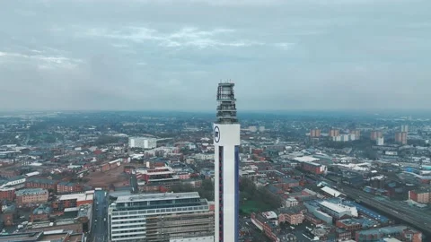 BT tower birmingham Stock Footage 197292566