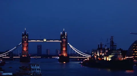 BT Tower from Primrose Hill Stock Footage 68731821