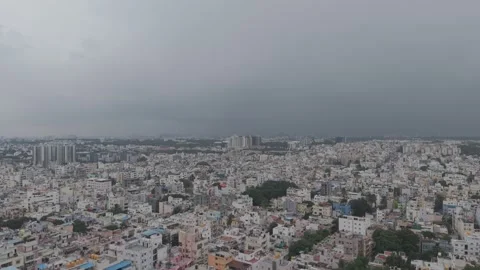 BTM to taverkere Skyline Stock Footage 311972817
