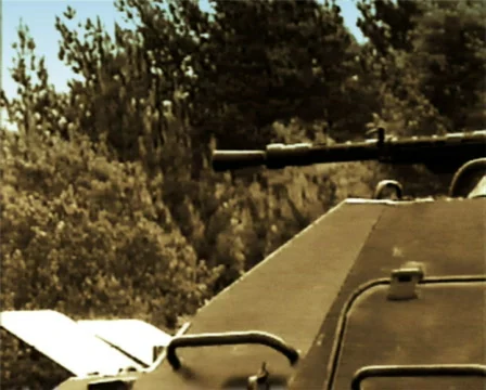 BTR-80 Machine Gun 01 PAL 库存影片 264994