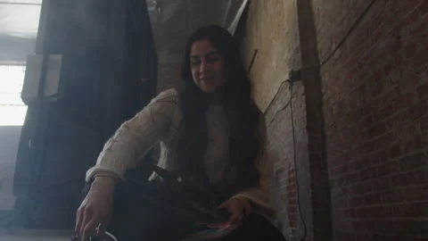 BTS of Crew Setting Up Smoke Machine Stock Footage 270327753