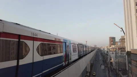 BTS evening arrival Sena Stock Footage 143554009