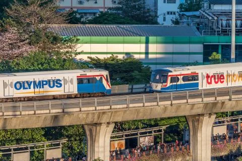 BTS skytrain train Foto stock