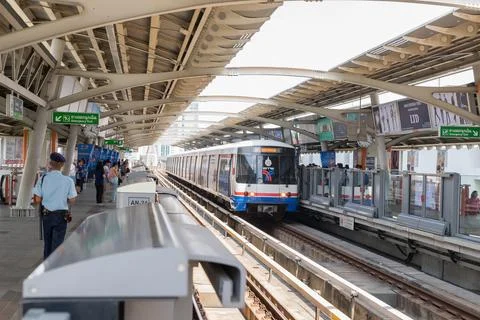 BTS skytrain train Foto stock