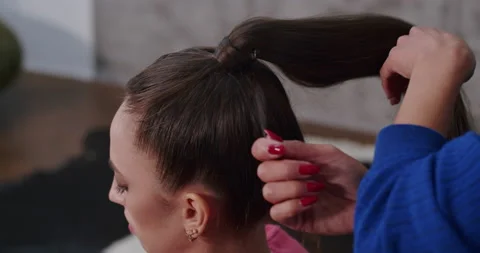 This BTS video showcases the skill and expertise of the Asian makeup artist, as Stock Footage 238699983