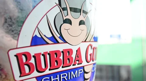 Bubba Gump Shrimp Bucket Stock Footage 58564163