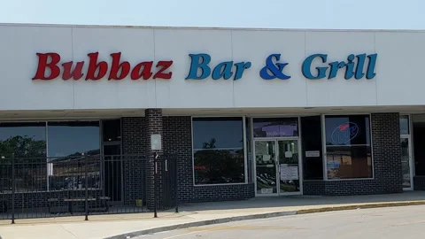 Bubbaz Bar and Grill Video stock 156815357