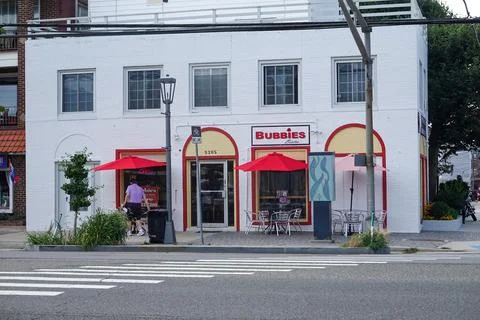 Bubbies Kosher Bistro is a restaurant Stock Photos