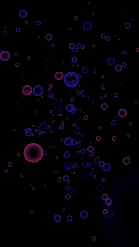 Bubble abstract welling Vertical Video stock 222730006