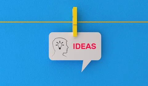 Bubble and idea Stock Illustration