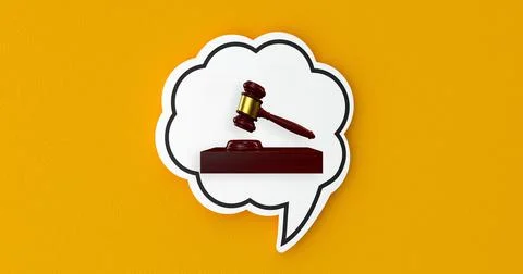 Bubble and justice Stock Illustration