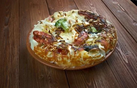 Bubble and Squeak Foto stock
