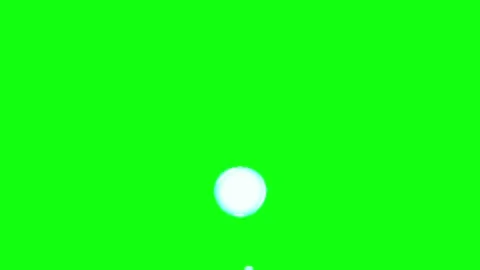 Bubble animation on green screen Stock Footage 335427416