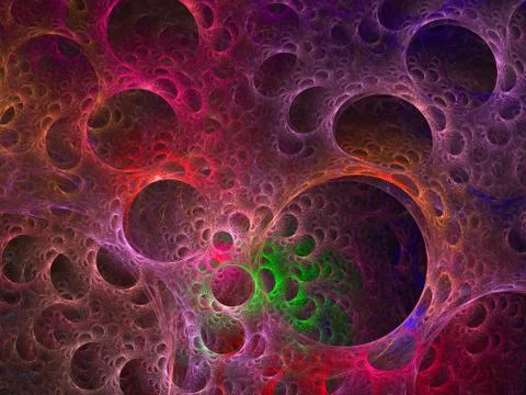 Bubble bacterial surface. Microbiological pattern Illustrazione stock