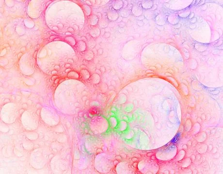 Bubble bacterial surface. Microbiological pattern Stock Illustration