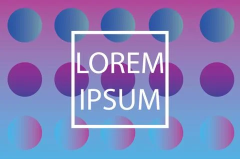 Bubble blend background. blue tone color background. vector wallpaper Stock Illustration