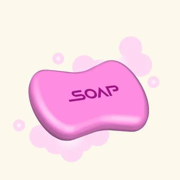 Bubble Bliss Soap Illustrazione stock