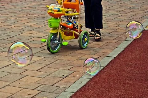 Bubble blower 6 Stock Photos