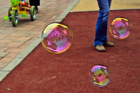 Bubble blower 9 Stock Photos