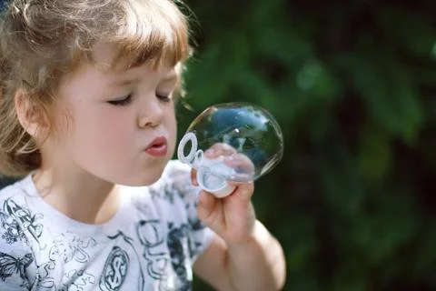 Bubble blower Stock Photos