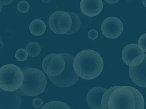 Bubble with blue background Stock Photos