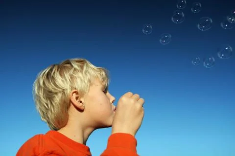 Bubble boy Stock Photos