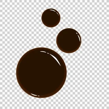 Bubble with brown color that can be used for sticker, scrapbook, etc. Stock Illustration