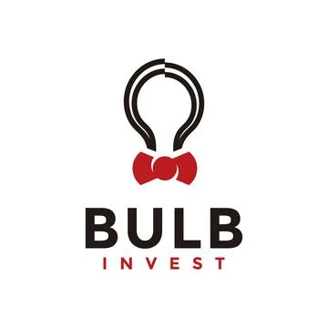 Bubble bulb agent real estate icon logo vector design Stock Illustration