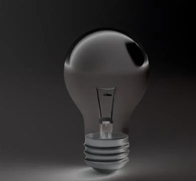 Bubble , bulb and idea concept Stock Illustration