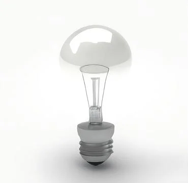 Bubble , bulb and idea concept Stock Illustration