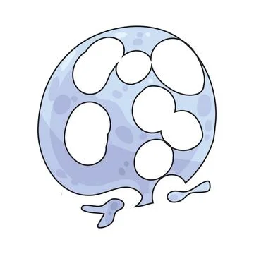 Bubble burst illustration Stock Illustration