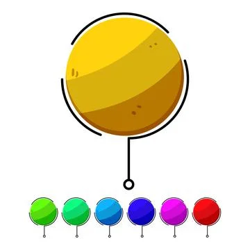 Bubble callout shapes cartoon vector graphic イラスト素材